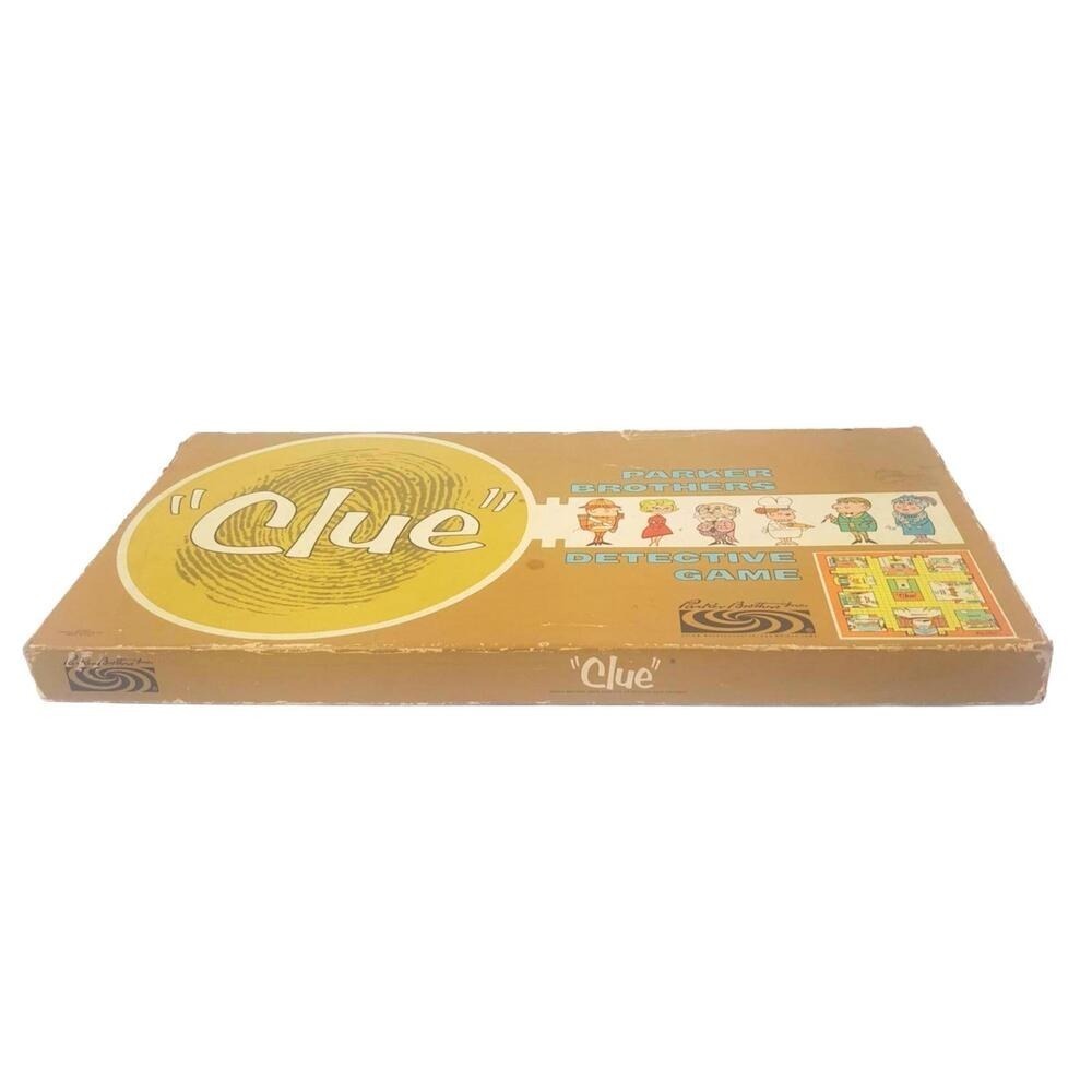 Vintage 1960 Clue Board Game Replacement Parts & Pieces